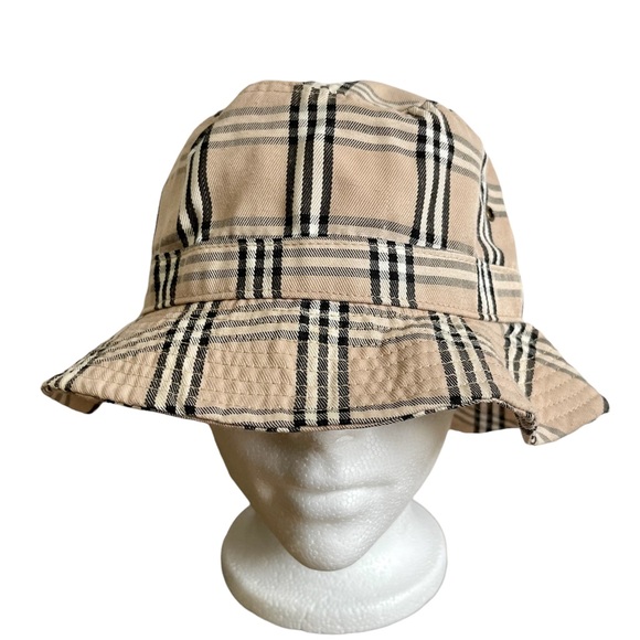 Accessories - BUCKET HAT Tan Plaid